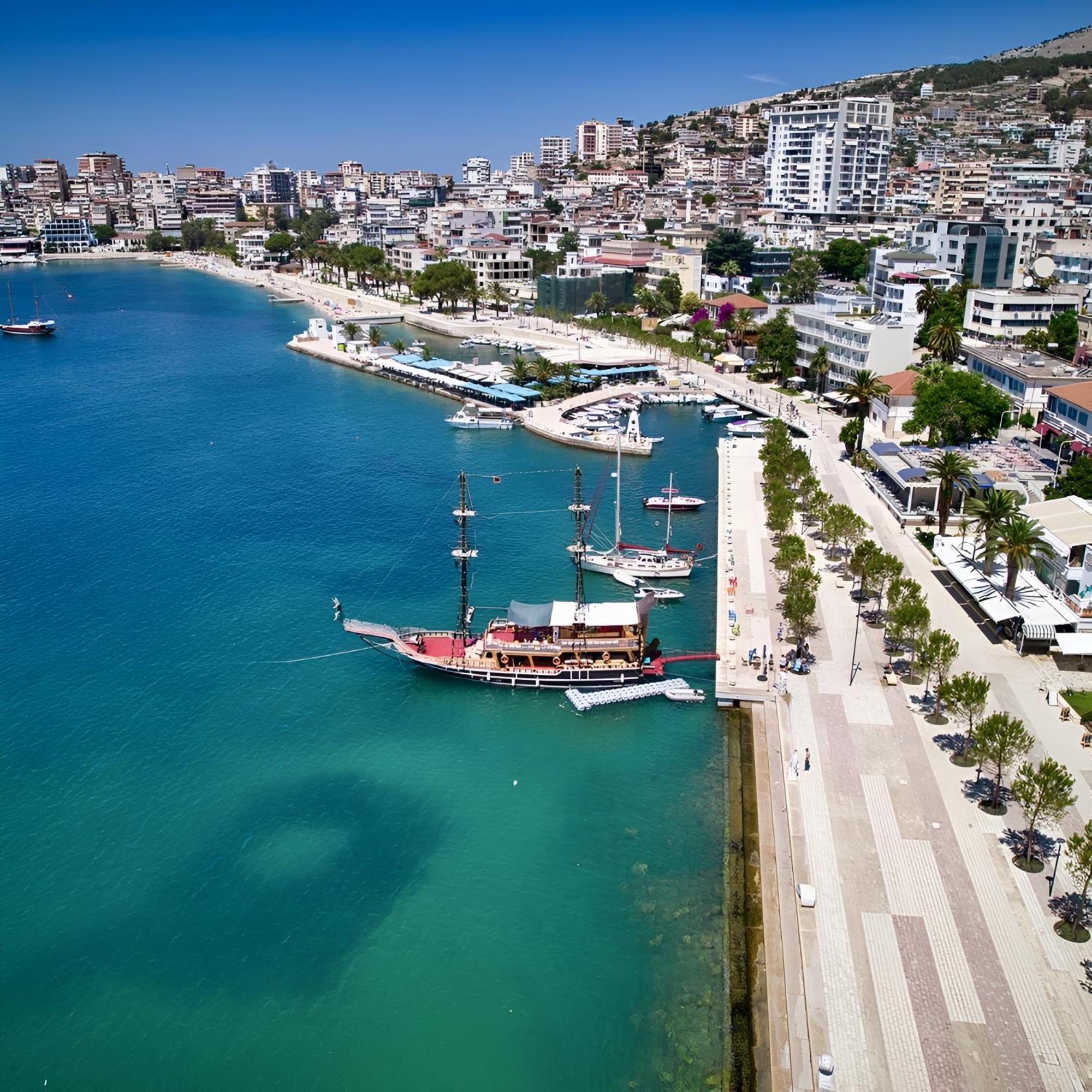 Sea Breeze Apartment Sarande Ngoại thất bức ảnh